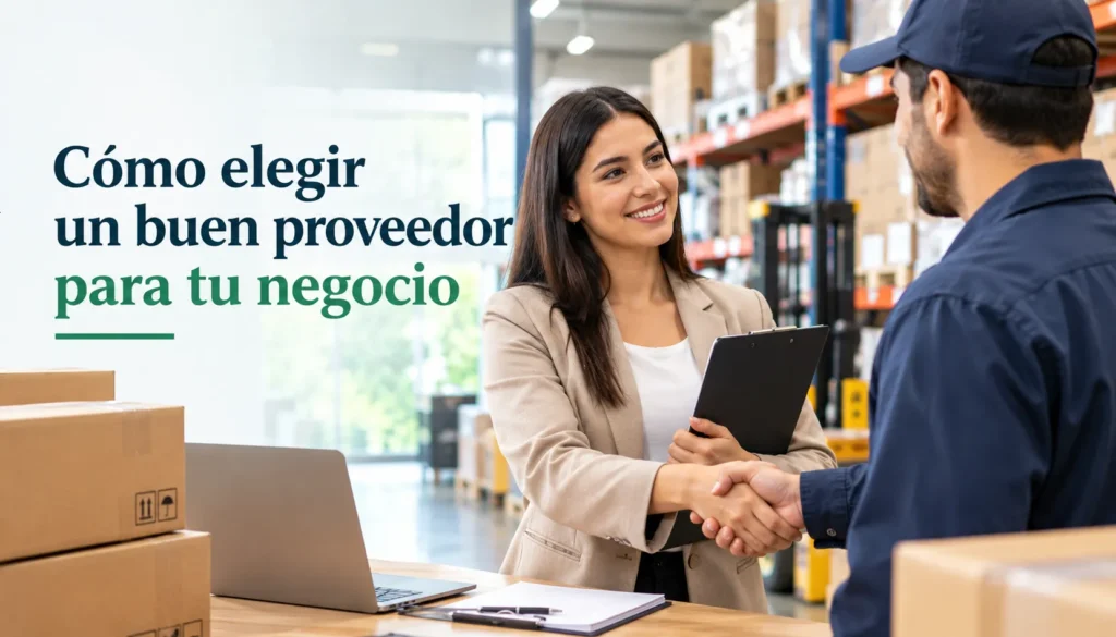 Cómo elegir un buen proveedor para tu negocio