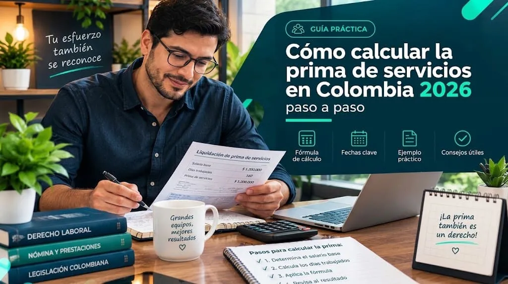 Cómo calcular la prima de servicios