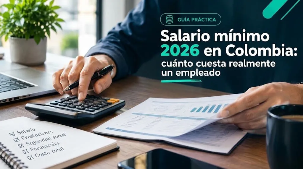 Salario mínimo 2026 en Colombia: cuánto cuesta realmente un empleado