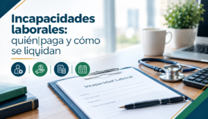Incapacidades laborales: quién paga y cómo se liquidan