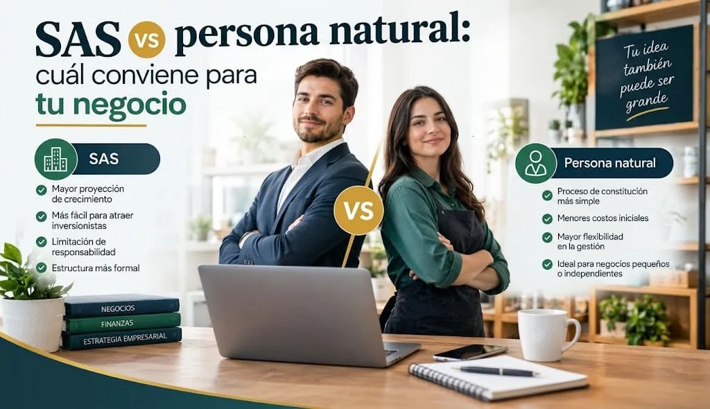 SAS vs persona natural: cuál conviene para tu negocio