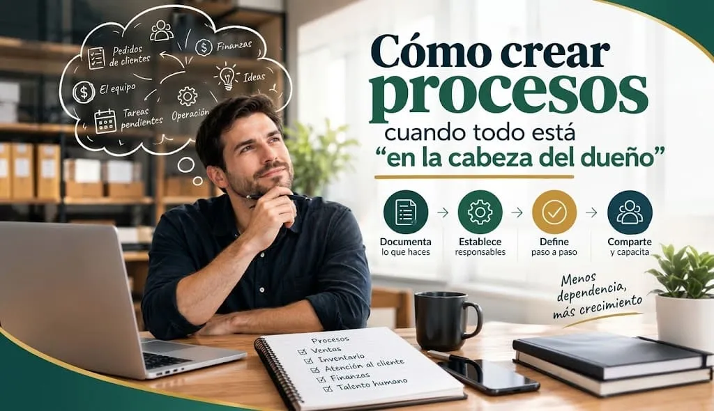 Cómo crear procesos cuando todo está “en la cabeza del dueño”