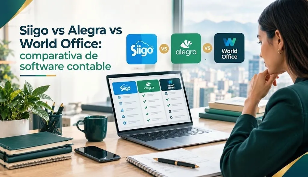 Siigo vs Alegra vs World Office: comparativa de software contable