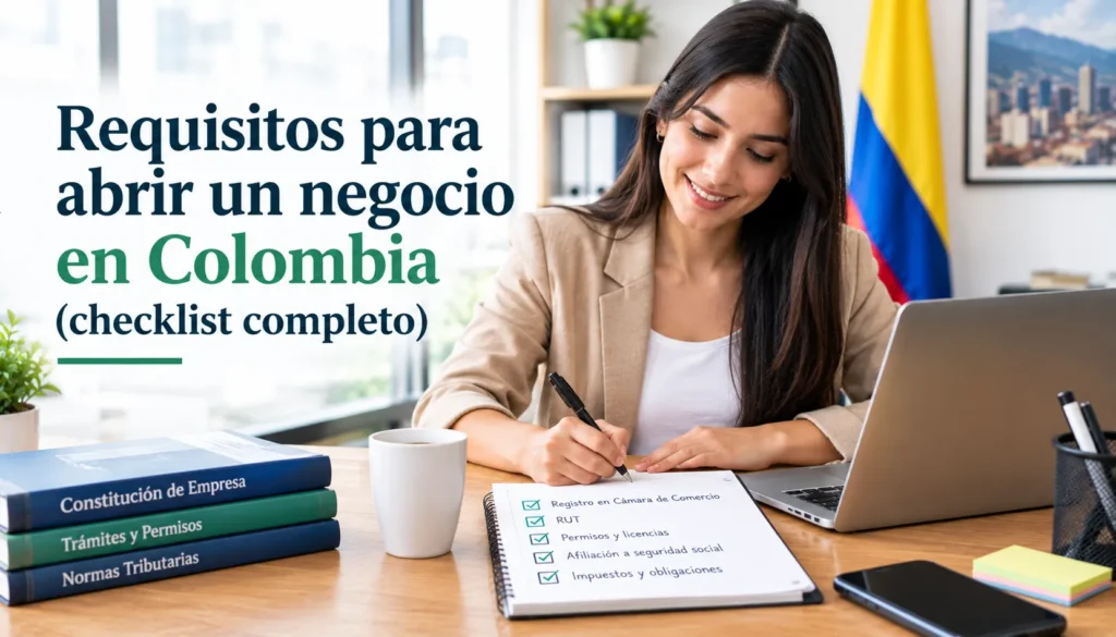 Requisitos para abrir un negocio en Colombia (checklist completo)