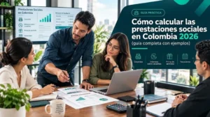 Cómo calcular las prestaciones sociales en Colombia 2026 (guía completa con ejemplos)