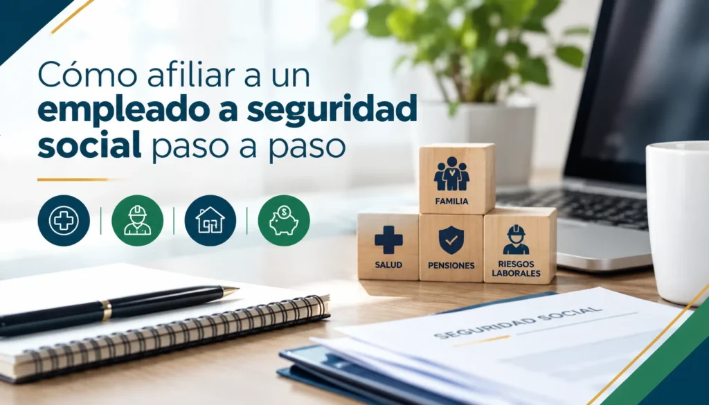 Cómo afiliar a un empleado a seguridad social paso a paso